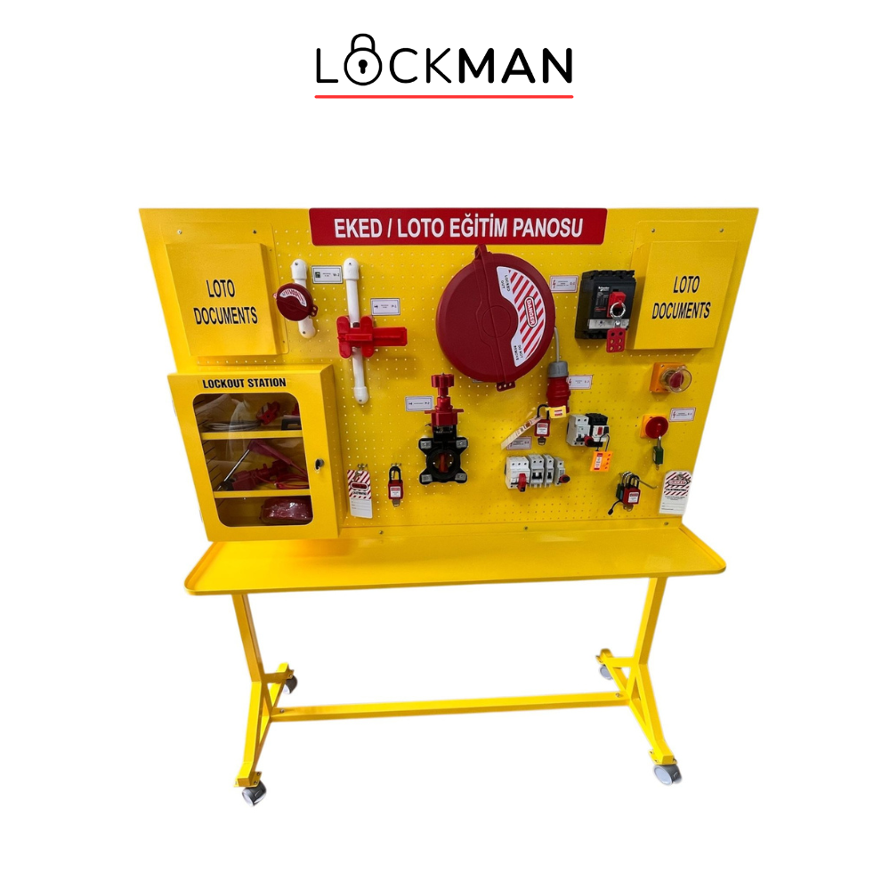 Duvara Monte Edilebilen EKED/LOTO Eğitim Simülatörü - Enerjisiz Ürün Resmi