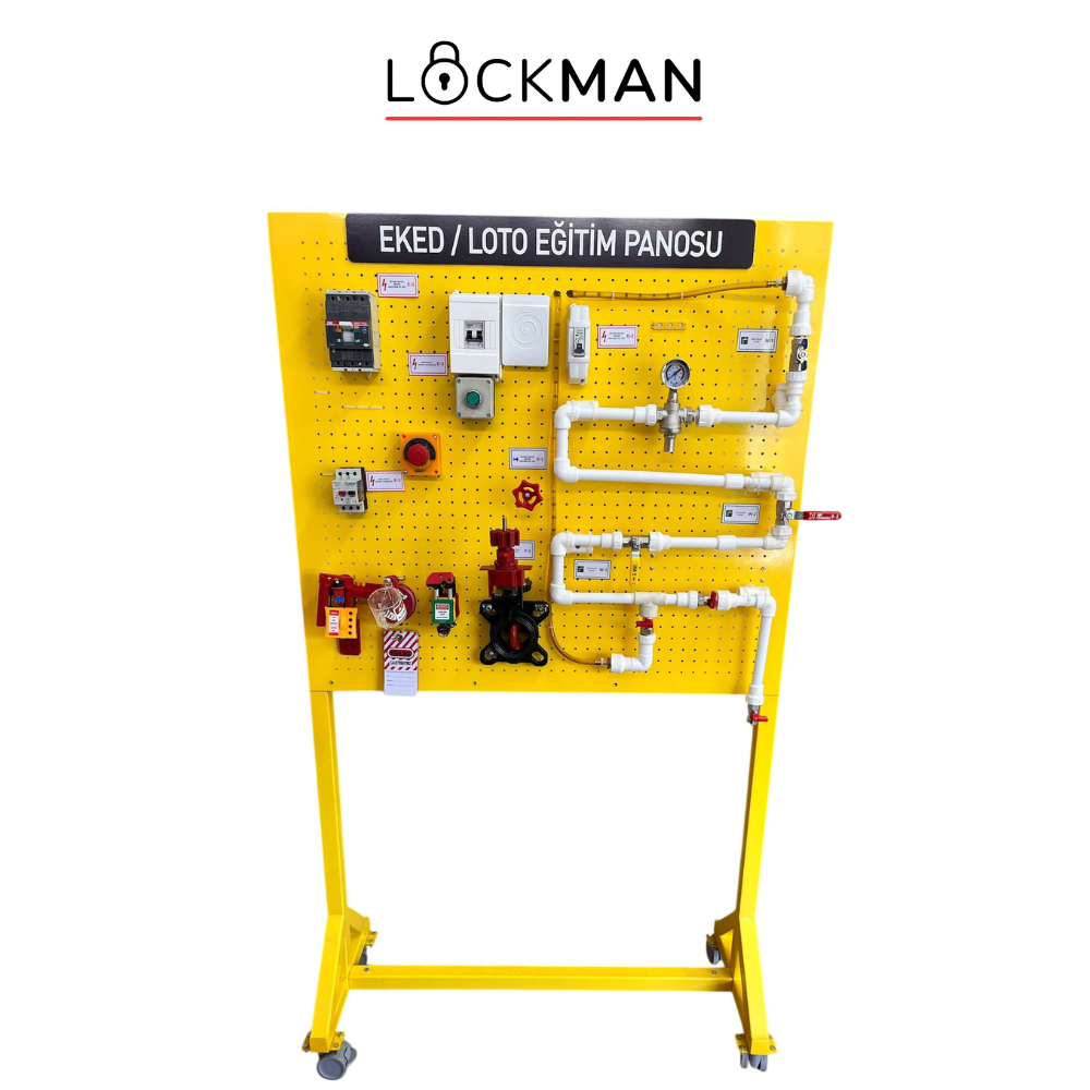 Enerjili-Canlı EKED/LOTO Eğitim Simülatörü - 100 cm * 90 cm Ürün Resmi