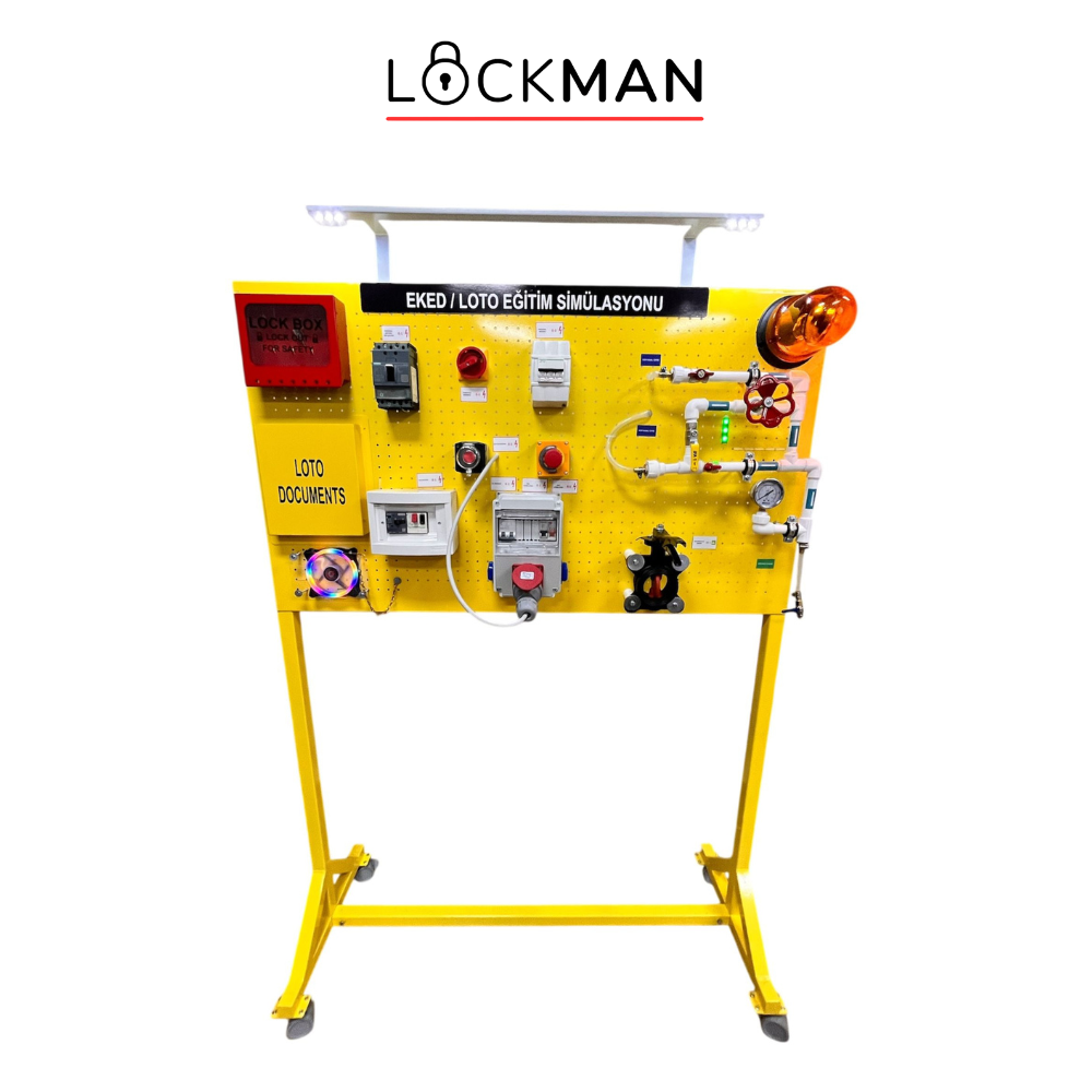 Enerjili-Canlı EKED/LOTO Eğitim Simülatörü - 135 cm * 90 cm Ürün Resmi