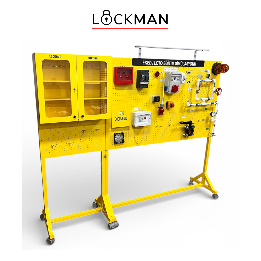Enerjili-Canlı EKED/LOTO Eğitim Simülatörü - 160 cm * 100 cm Ürün Resmi